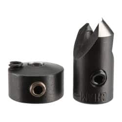 Vernon - 5/16" Cutter Diam, #30 Drill Combatibility, 1/4" Collar Thickness, Adjustable Depth Drill Countersink - Exact Tool & Supply