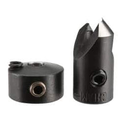 Vernon - 5/16" Cutter Diam, #30 Drill Combatibility, 1/4" Collar Thickness, Adjustable Depth Drill Countersink - Exact Tool & Supply