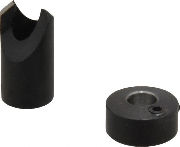 Vernon - 3/8" Cutter Diam, 13/64" Drill Compatibility, 1/4" Collar Thickness, Adjustable Depth Drill Countersink - Exact Tool & Supply