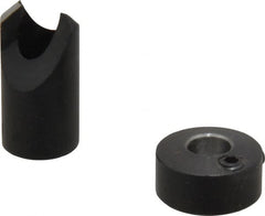 Vernon - 3/8" Cutter Diam, 13/64" Drill Compatibility, 1/4" Collar Thickness, Adjustable Depth Drill Countersink - Exact Tool & Supply