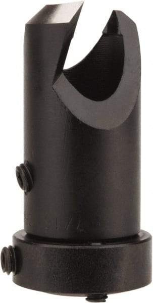 Vernon - 5/8" Cutter Diam, 7/16" Drill Compatibility, 5/16" Collar Thickness, Adjustable Depth Drill Countersink - Exact Tool & Supply
