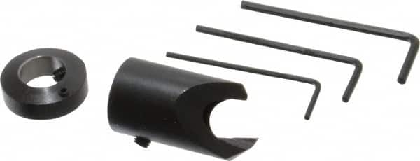 Vernon - 13/16" Cutter Diam, 1/2" Drill Compatibility, 5/16" Collar Thickness, Adjustable Depth Drill Countersink - Exact Tool & Supply