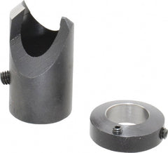 Vernon - 13/16" Cutter Diam, 17/32" Drill Compatibility, 5/16" Collar Thickness, Adjustable Depth Drill Countersink - Exact Tool & Supply