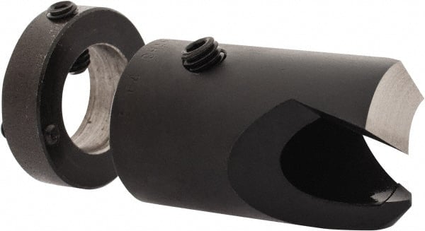 Vernon - 13/16" Cutter Diam, 35/64" Drill Compatibility, 5/16" Collar Thickness, Adjustable Depth Drill Countersink - Exact Tool & Supply