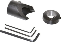Vernon - 1" Cutter Diam, 5/8" Drill Compatibility, 3/8" Collar Thickness, Adjustable Depth Drill Countersink - Exact Tool & Supply