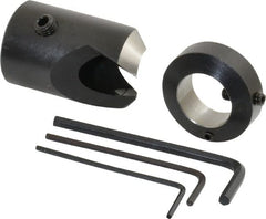 Vernon - 1" Cutter Diam, 21/32" Drill Compatibility, 3/8" Collar Thickness, Adjustable Depth Drill Countersink - Exact Tool & Supply
