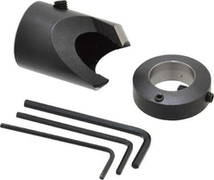 Vernon - 1-3/16" Cutter Diam, 3/4" Drill Compatibility, 7/16" Collar Thickness, Adjustable Depth Drill Countersink - Exact Tool & Supply