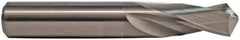 M.A. Ford - 3/64" 118° Spiral Flute Solid Carbide Screw Machine Drill Bit - ALtima Finish, Right Hand Cut, 3/8" Flute Length, 1-1/2" OAL, Straight Shank - Exact Tool & Supply