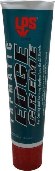 LPS - Tapmatic EdgeCreme, 10 oz Tube Cutting & Tapping Fluid - Synthetic, For Boring, Broaching, Drawing, Drilling, Engraving, Facing, Grinding, Milling, Reaming, Sawing, Stamping, Tapping, Threading, Turning - Exact Tool & Supply