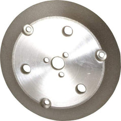 Made in USA - 6" Diam, 5/8" Hole Size, 1/16" Overall Thickness, Tool & Cutter Grinding Wheel - Medium Grade, CBN, 6,000 RPM - Exact Tool & Supply