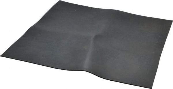 Made in USA - 12" Long, 12" Wide, 0.093" Thick, Neoprene Rubber Foam Sheet - 65 to 75 Durometer, Black, -40 to 220°F, 1,500 psi Tensile Strength, Stock Length - Exact Tool & Supply