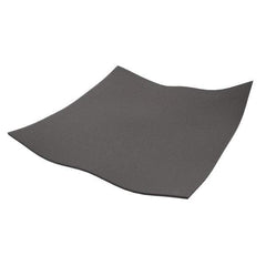 Made in USA - 12" Long, 12" Wide, 1/8" Thick, Neoprene Rubber Foam Sheet - 65 to 75 Durometer, Black, -40 to 220°F, 1,500 psi Tensile Strength, Stock Length - Exact Tool & Supply