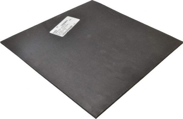 Made in USA - 12" Long, 12" Wide, 3/16" Thick, Buna-N Rubber Foam Sheet - 45 to 55 Durometer, Black, -40 to 212°F, 1,500 psi Tensile Strength, Stock Length - Exact Tool & Supply