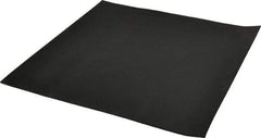 Made in USA - 12" Long, 12" Wide, 0.093" Thick, Buna-N Rubber Foam Sheet - 65 to 75 Durometer, Black, -40 to 212°F, 1,500 psi Tensile Strength, Stock Length - Exact Tool & Supply