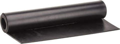 Made in USA - 24" Long, 12" Wide, 1/16" Thick, Buna-N Rubber Foam Sheet - 45 to 55 Durometer, Black, -40 to 212°F, 1,500 psi Tensile Strength, Stock Length - Exact Tool & Supply