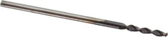 Accupro - 0.0472" 130° Parabolic Flute Cobalt Screw Machine Drill Bit - TiAlN Finish, Right Hand Cut, 0.315" Flute Length, 1.181" OAL, Standard Point, Straight Shank - Exact Tool & Supply