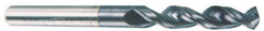 Accupro - 0.311" 130° Parabolic Flute Cobalt Screw Machine Drill Bit - TiAlN Finish, Right Hand Cut, 1.457" Flute Length, 3.11" OAL, Split Point, Straight Shank - Exact Tool & Supply