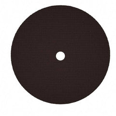 Norton - 4" 60 Grit Aluminum Oxide Cutoff Wheel - 0.04" Thick, 3/8" Arbor, 19,100 Max RPM, Use with Die Grinders - Exact Tool & Supply