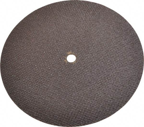 Norton - 6" 60 Grit Aluminum Oxide Cutoff Wheel - 0.035" Thick, 3/8" Arbor, 10,190 Max RPM, Use with Die Grinders - Exact Tool & Supply