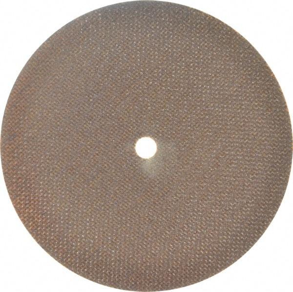 Norton - 7" 60 Grit Aluminum Oxide Cutoff Wheel - 0.035" Thick, 1/2" Arbor, 8,730 Max RPM, Use with Stationary Grinders - Exact Tool & Supply