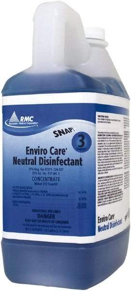Rochester Midland Corporation - 0.5 Gal Bottle All-Purpose Cleaner - Liquid, Disinfectant, Floral - Exact Tool & Supply