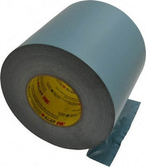 3M - 6" x 55m Blue Duct Tape - 12.1 mil, Rubber Adhesive, Polyethylene Film Backing, 36 Lb/ln Tensile Strength, 200°F Max, Series 8979 - Exact Tool & Supply
