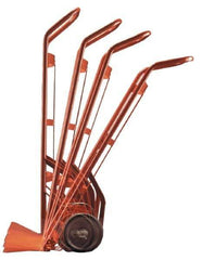 Wesco Industrial Products - 600 Lb Capacity 50" OAH Hand Truck - Swept Back Handle, Steel, Pneumatic Wheels - Exact Tool & Supply