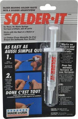 Made in USA - 7.1g Silver Paste - Syringe Container - Exact Tool & Supply
