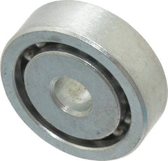 Value Collection - 1/4" Bore Diam, 1" OD, Open Unground Full Complement Radial Ball Bearing - 5/16" Wide, 1 Row, Round Bore, 484 Lb Dynamic Capacity - Exact Tool & Supply
