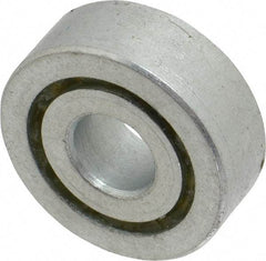 Value Collection - 3/8" Bore Diam, 1-1/16" OD, Open Unground Full Complement Radial Ball Bearing - 3/8" Wide, 1 Row, Round Bore, 484 Lb Dynamic Capacity - Exact Tool & Supply