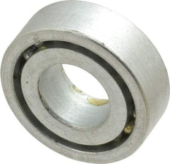 Value Collection - 5/8" Bore Diam, 1-3/8" OD, Open Unground Full Complement Radial Ball Bearing - 7/16" Wide, 1 Row, Round Bore, 769 Lb Dynamic Capacity - Exact Tool & Supply