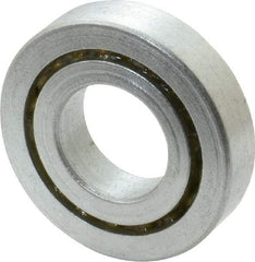 Value Collection - 3/4" Bore Diam, 1-5/8" OD, Open Unground Full Complement Radial Ball Bearing - 3/8" Wide, 1 Row, Round Bore, 825 Lb Dynamic Capacity - Exact Tool & Supply