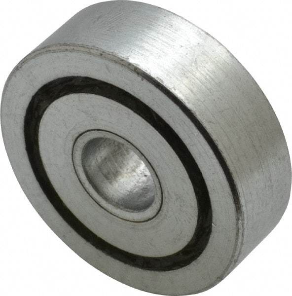 Value Collection - 1/2" Bore Diam, 1-3/4" OD, Open Unground Full Complement Radial Ball Bearing - 9/16" Wide, 1 Row, Round Bore, 1,187 Lb Dynamic Capacity - Exact Tool & Supply