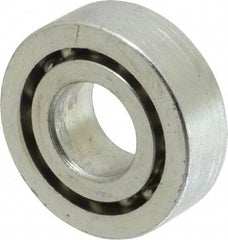 Value Collection - 3/4" Bore Diam, 1-3/4" OD, Open Unground Full Complement Radial Ball Bearing - 9/16" Wide, 1 Row, Round Bore, 1,187 Lb Dynamic Capacity - Exact Tool & Supply
