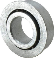 Value Collection - 5/8" Bore Diam, 1-1/4" OD, Open Unground Full Complement Radial Ball Bearing - With Flange, 1 Row, Round Bore, 594 Lb Dynamic Capacity - Exact Tool & Supply