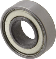Value Collection - 3/4" Bore Diam, 1-5/8" OD, Double Shield Unground Retainer Type Radial Ball Bearing - 1/2" Wide, 1 Row, Round Bore, 1,171 Lb Dynamic Capacity - Exact Tool & Supply