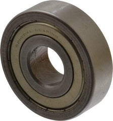 Value Collection - 5/8" Bore Diam, 1-3/4" OD, Double Shield Unground Retainer Type Radial Ball Bearing - 1/2" Wide, 1 Row, Round Bore, 1,171 Lb Dynamic Capacity - Exact Tool & Supply