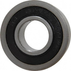 Value Collection - 3/4" Bore Diam, 1-5/8" OD, Double Seal Unground Retainer Type Radial Ball Bearing - With Flange, 1 Row, Round Bore, 1,171 Lb Dynamic Capacity - Exact Tool & Supply