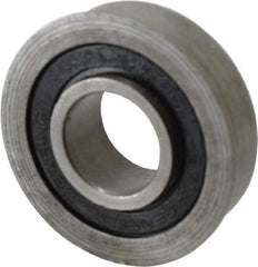 Value Collection - 3/4" Bore Diam, 1-3/4" OD, Double Seal Unground Retainer Type Radial Ball Bearing - With Flange, 1 Row, Round Bore, 1,171 Lb Dynamic Capacity - Exact Tool & Supply