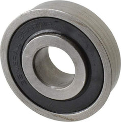 Value Collection - 3/4" Bore Diam, 2" OD, Double Seal Unground Retainer Type Radial Ball Bearing - With Flange, 1 Row, Round Bore, 1,749 Lb Dynamic Capacity - Exact Tool & Supply