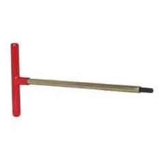 Made in USA - 5/16" Hex, T-Handle, Hex Key - 12" OAL, Chromalloy Steel, Inch System of Measurement - Exact Tool & Supply