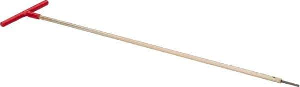 Made in USA - 7/64" Hex, T-Handle, Hex Key - 18" OAL, Chromalloy Steel, Inch System of Measurement - Exact Tool & Supply