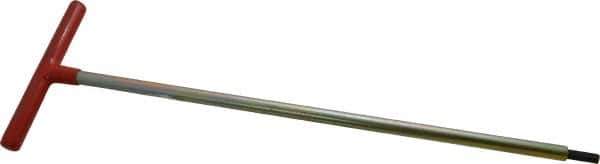 Made in USA - 5/16" Hex, T-Handle, Hex Key - 18" OAL, Chromalloy Steel, Inch System of Measurement - Exact Tool & Supply