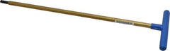 Made in USA - 8mm Hex, T-Handle, Hex Key - 18" OAL, Chromalloy Steel, Metric System of Measurement - Exact Tool & Supply