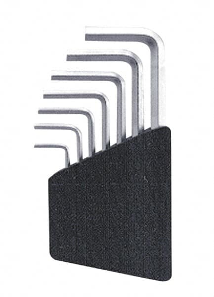 Made in USA - 7 Piece L-Key Hex Key Set - Exact Tool & Supply