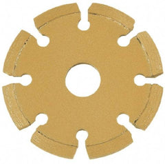 Core Cut - 4" Diam, 20mm Arbor Hole Diam, Wet & Dry Cut Saw Blade - Diamond-Tipped, Standard Round Arbor - Exact Tool & Supply
