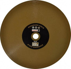 Core Cut - 8" Diam, 5/8" Arbor Hole Diam, Wet & Dry Cut Saw Blade - Diamond-Tipped, Standard Round Arbor - Exact Tool & Supply