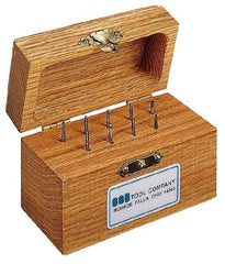 SGS Pro - 9 Piece, 3/32" Shank Burr Set - Tungsten Carbide - Exact Tool & Supply