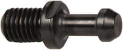 Parlec - B Style, CAT40 Taper, 5/8-11 Thread, 90° Angle Radius, Standard Retention Knob - 2.3" OAL, 0.588" Knob Diam, 0.23" Flange Thickness, 1.275" from Knob to Flange, 0.635" Pilot Diam - Exact Tool & Supply