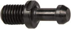 Parlec - B Style, CAT40 Taper, 5/8-11 Thread, 90° Angle Radius, Standard Retention Knob - 2.3" OAL, 0.588" Knob Diam, 0.23" Flange Thickness, 1.275" from Knob to Flange, 0.635" Pilot Diam - Exact Tool & Supply